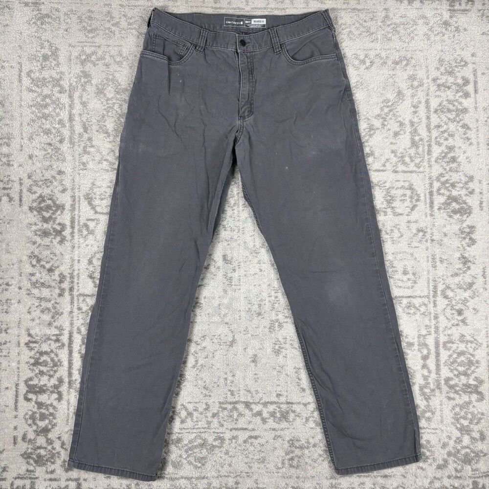 Carhartt Rugged Flex Carpenter Work Pants Relaxed Fit 5 Pocket BN2517 Size 34x32